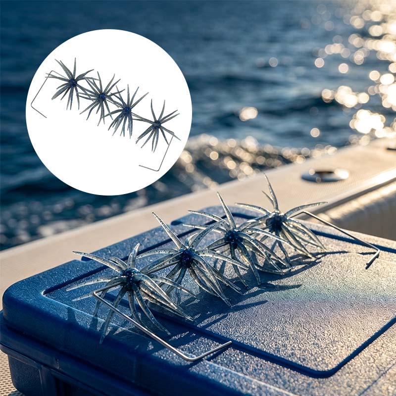 Sea Urchin Soft Fishing Lure Set