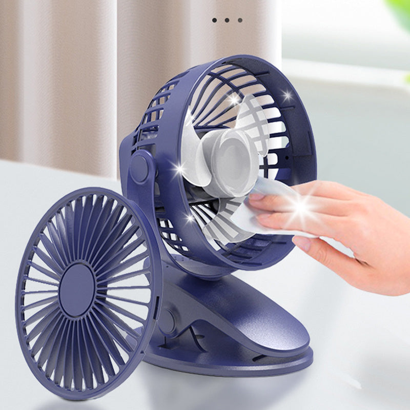 Clamp Type USB Rechargeable Mini Electric Fan