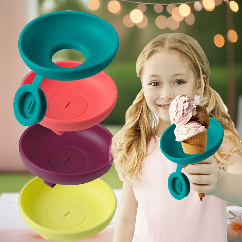 Ice Cream Holder Stand Set