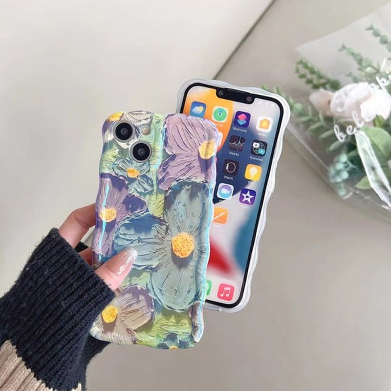 Colorful Oil Painting Exquisite Phone Case for iPhone