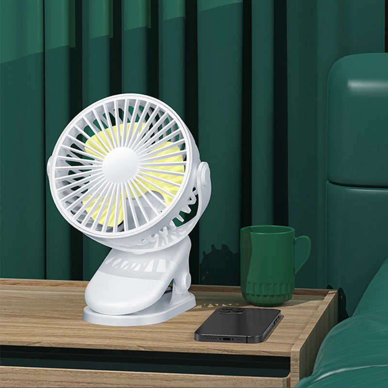Clamp Type USB Rechargeable Mini Electric Fan