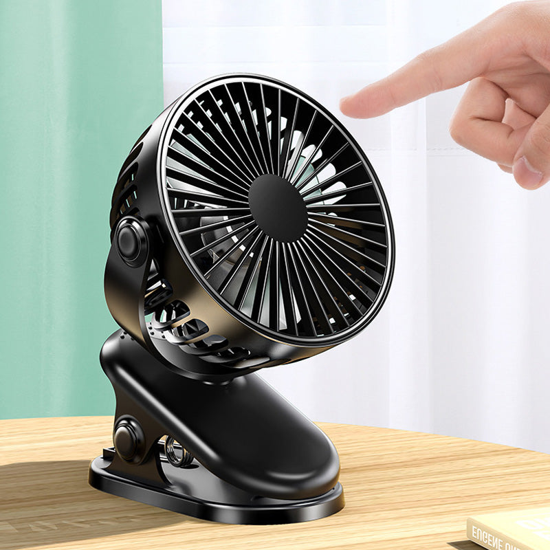 Clamp Type USB Rechargeable Mini Electric Fan