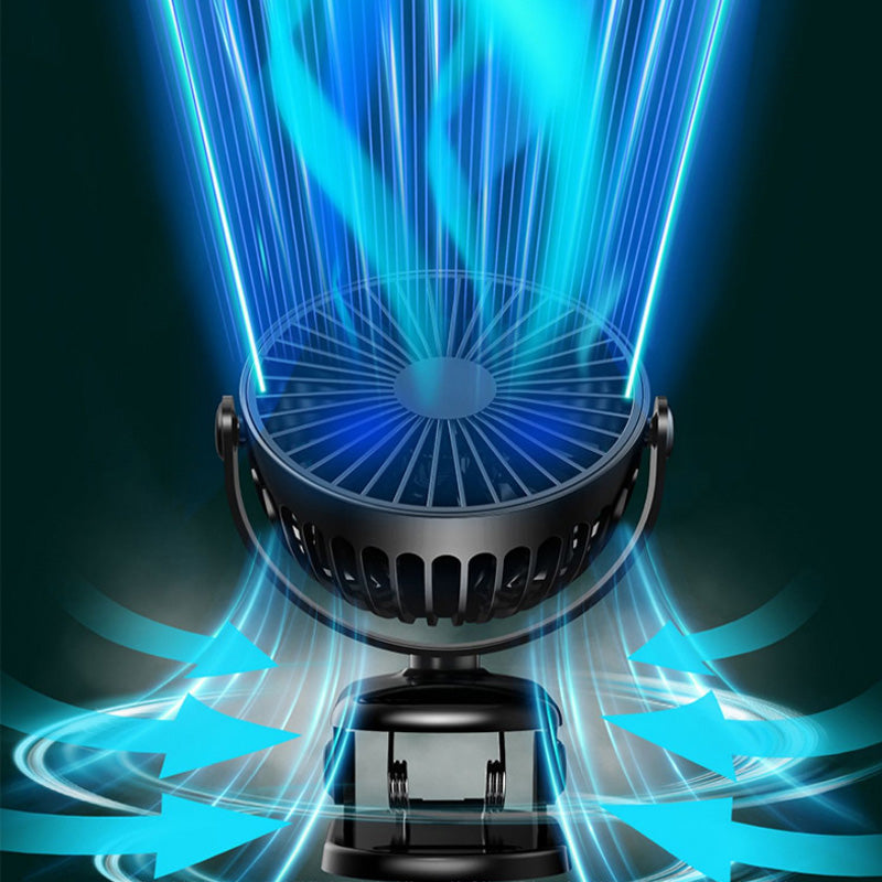Clamp Type USB Rechargeable Mini Electric Fan
