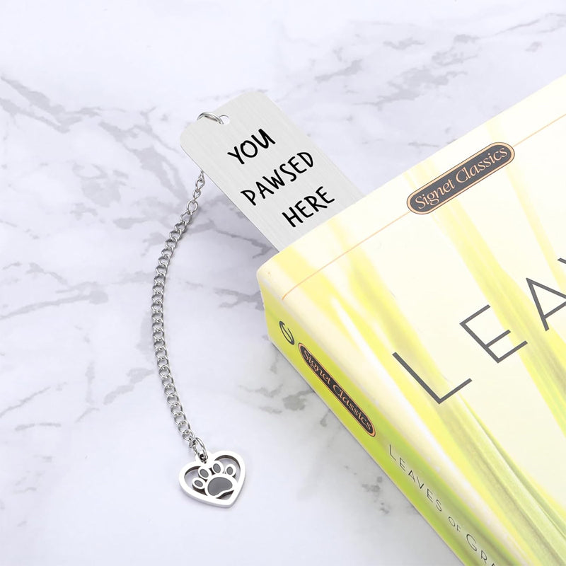 Stainless Steel Kitten Bookmark