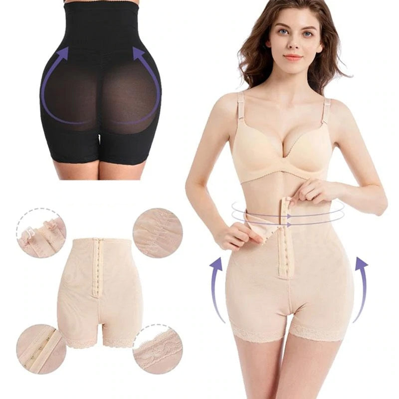 High Compression Garment Butt Lifter Hook Control Panties