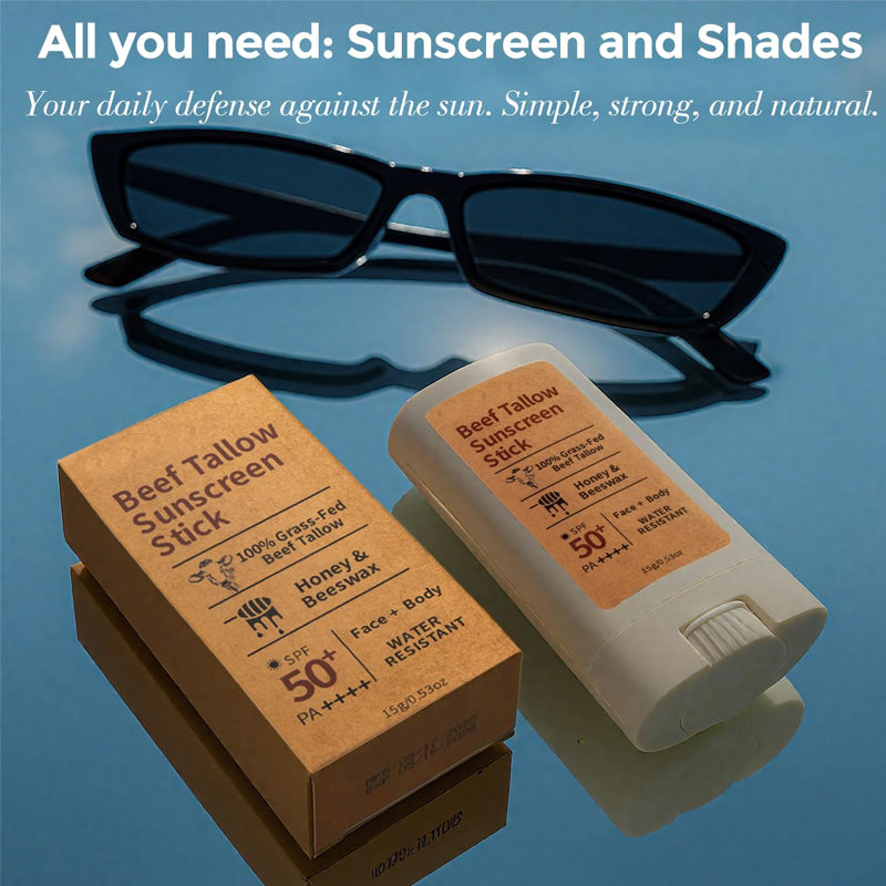 Beef Tallow Sunscreen Organic Stick