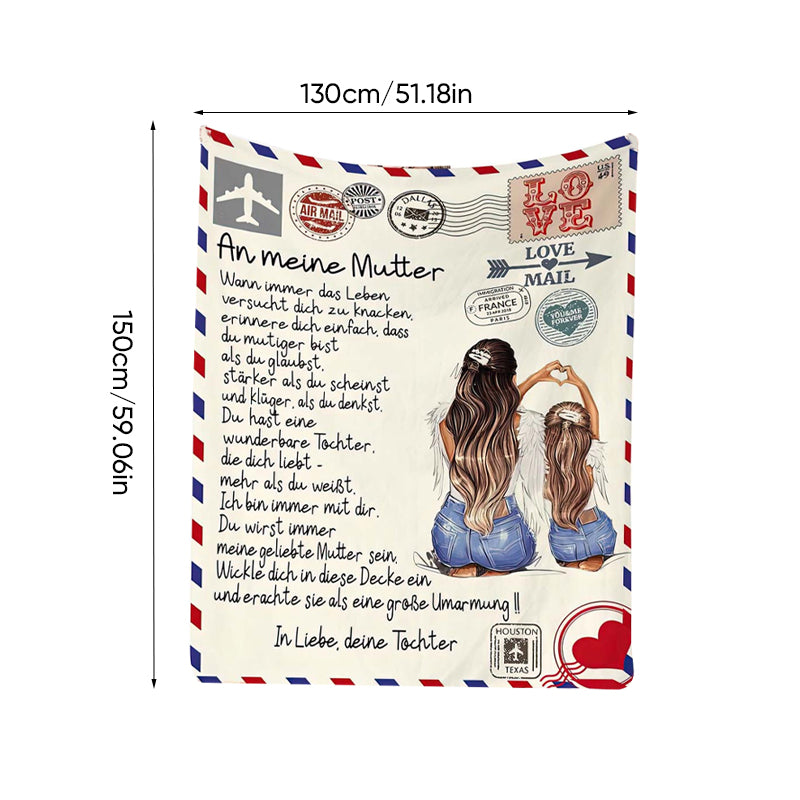 “An Meine Mama” Blanket