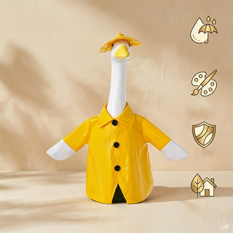 Patriotic Waterproof Porch Goose Raincoat Costume
