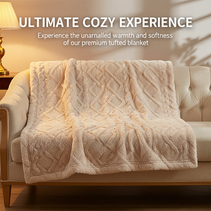 Luxury Double-Sided Coral Fleece Blanket