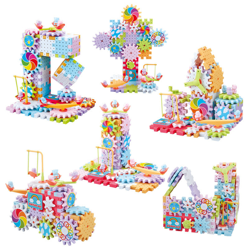 Kids Variety Electric Building Blocks Paradise