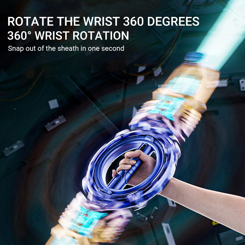 Fire Spin Sword Double-Edged Lightsaber