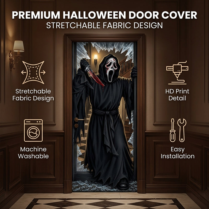 Halloween Elastic Door Cover
