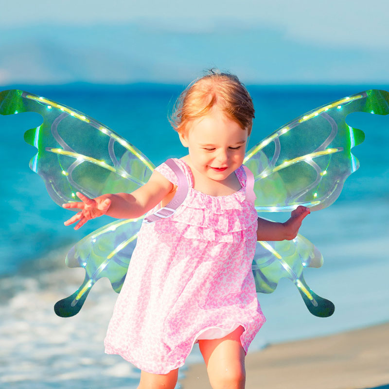 Electric Sparkling Butterfly Fairy Wings