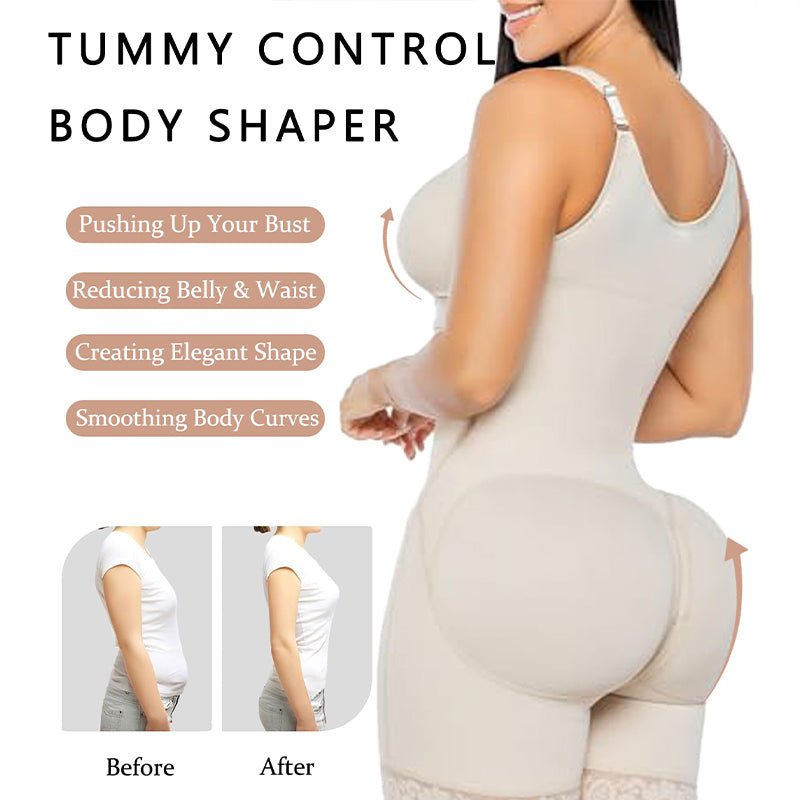 Zipper Bodysuit Shapewear