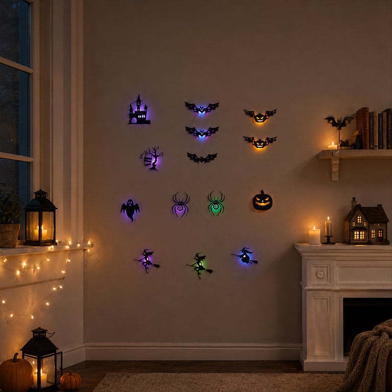 3D Halloween Hollow-Out Wall Stickers