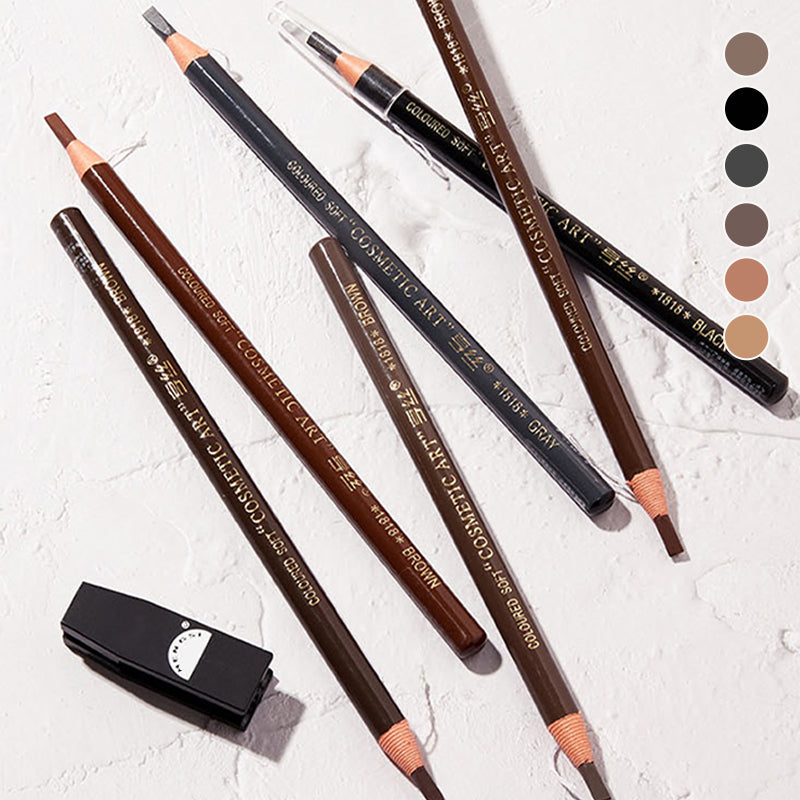 Waterproof Wooden Eyebrow Pencil(12 PCS)