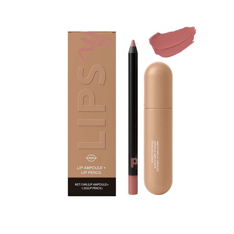 Moisturizing Lip Gloss & Lip Liner Pencil