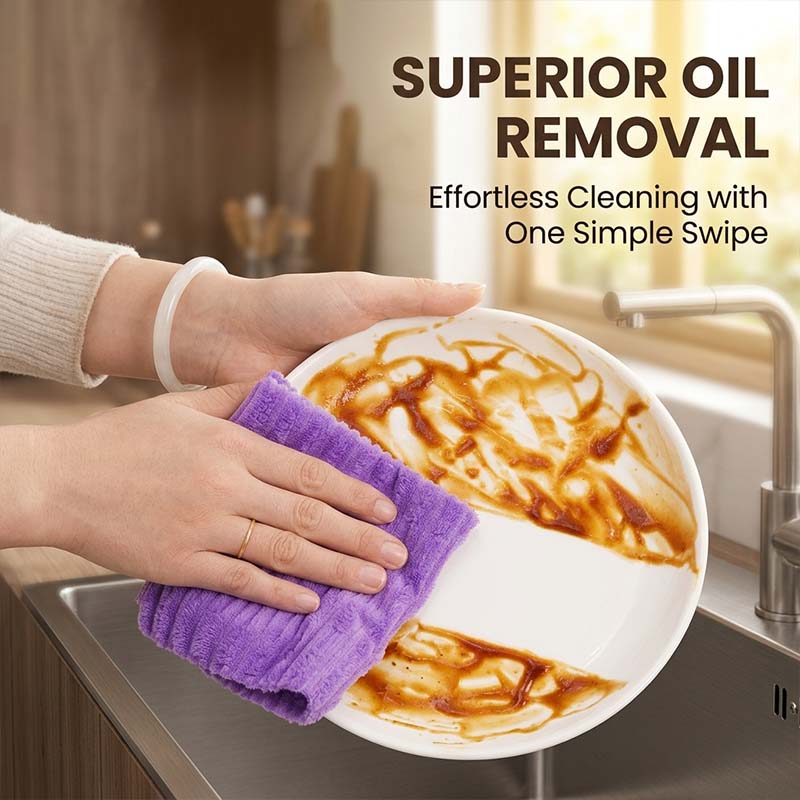 Tearable Bamboo Velvet Cleaning Towels