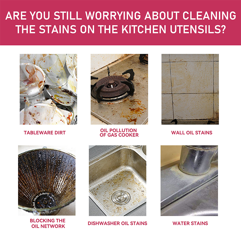 Multifunctional kitchen cleaning series