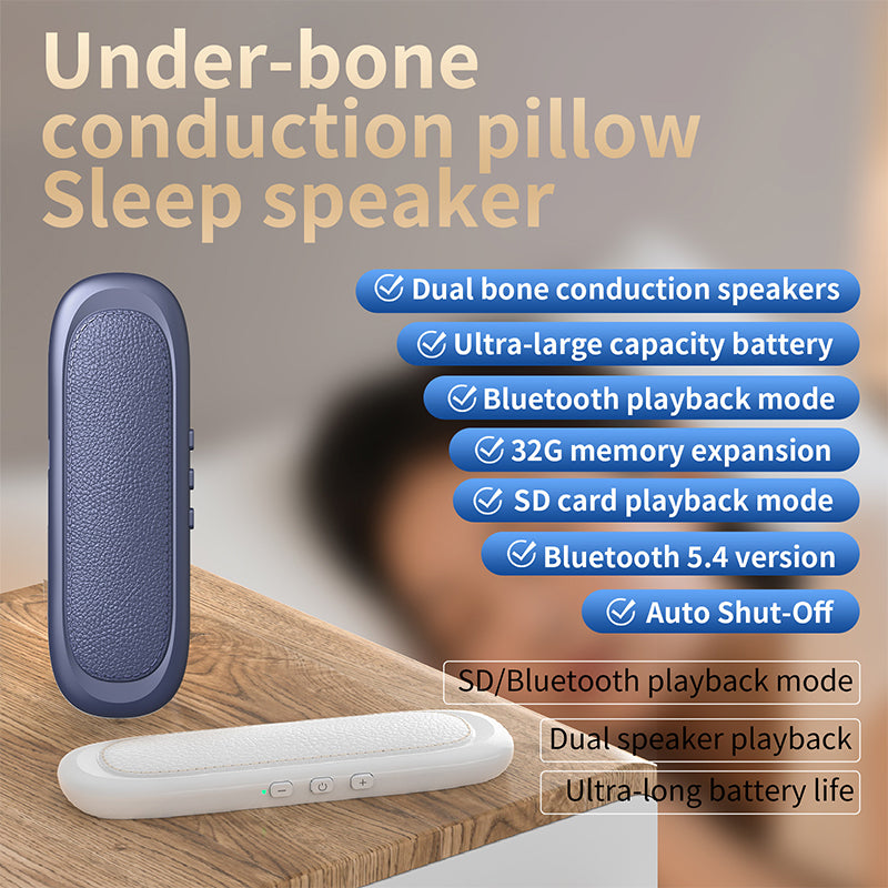 Bluetooth Bone Conduction Pillow Speaker