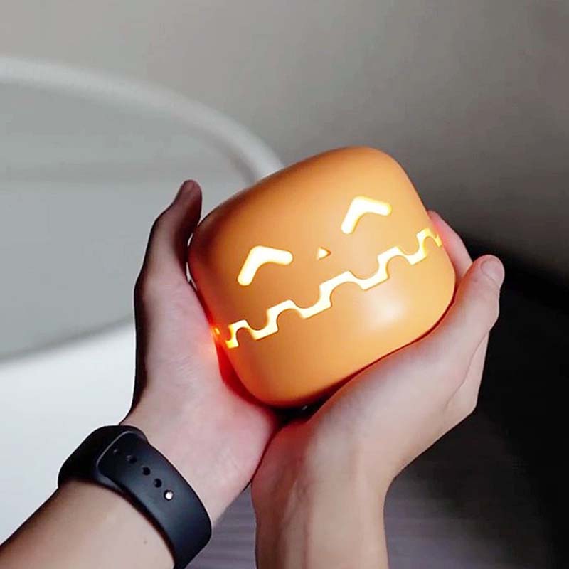 Halloween Creative Pumpkin Dimming Timer Night Light