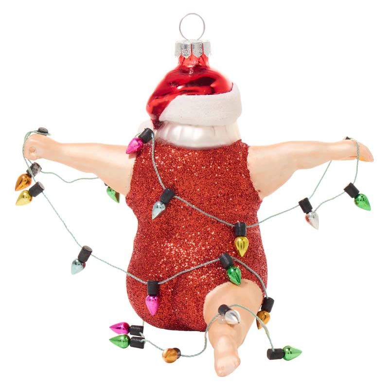 Funny sculptural Christmas ornaments