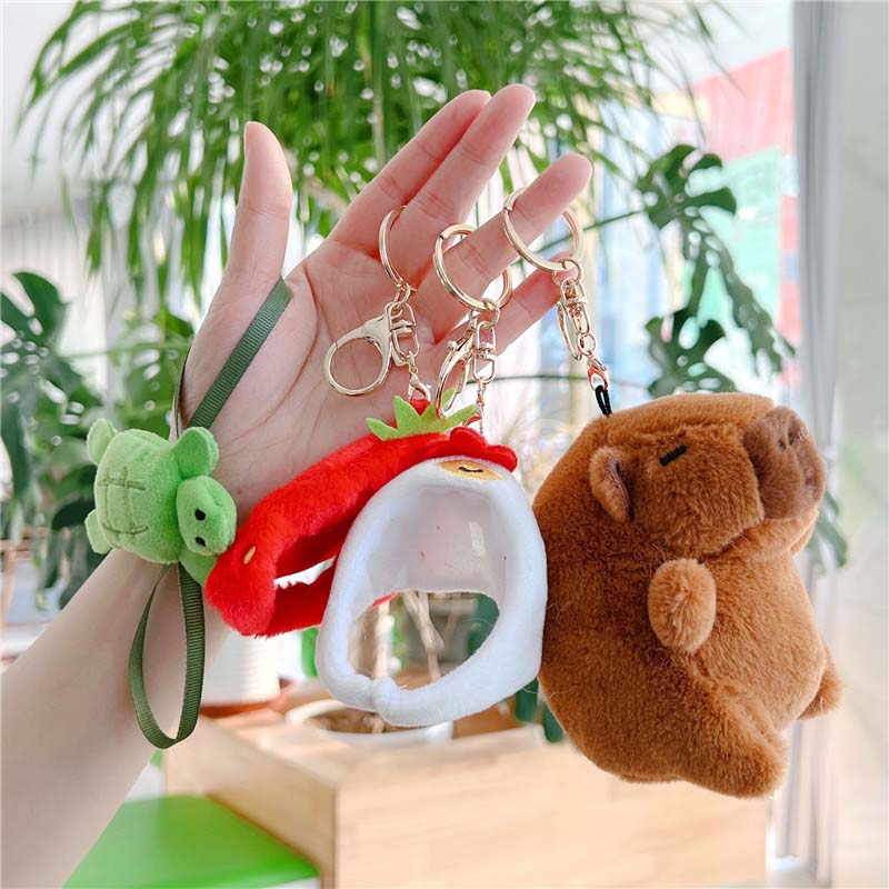 Capybara Keychain Key-ring Bag