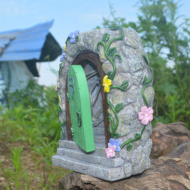 Garden stone door ornament