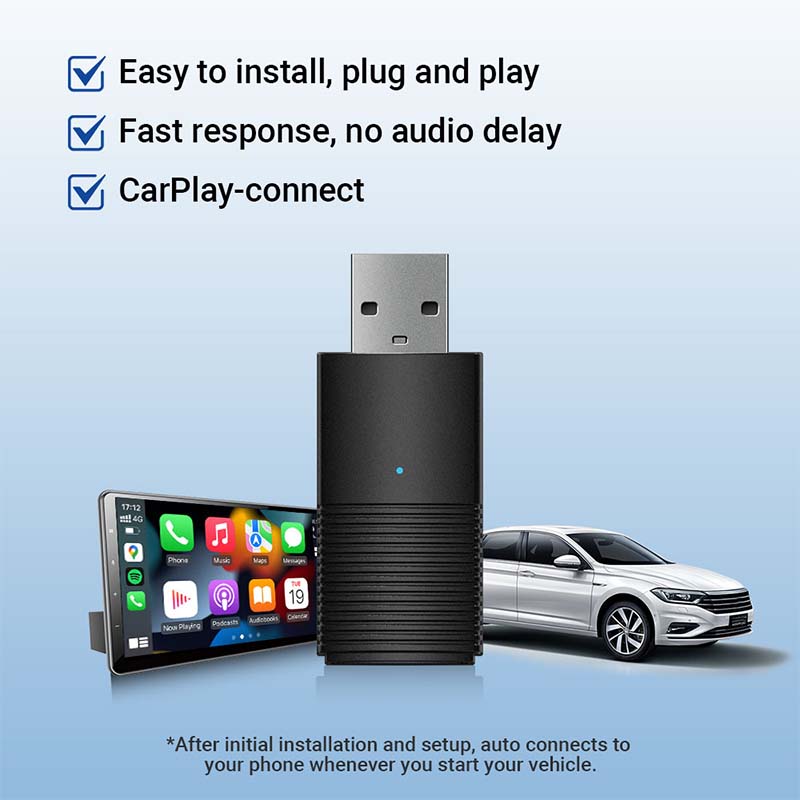 Mini Wireless CarPlay/Android Auto 2 in 1 Adapter
