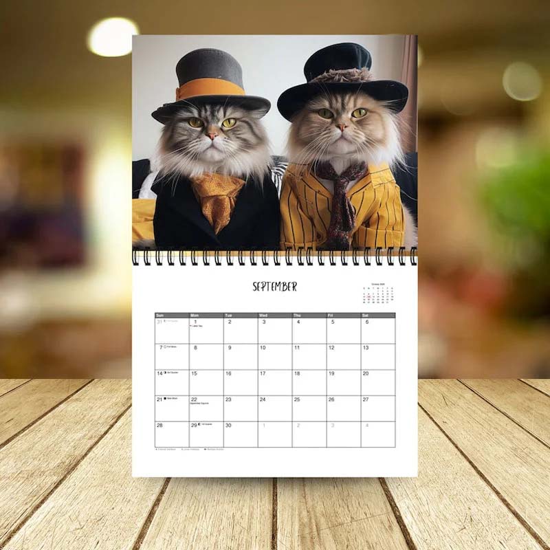 Stylish Dogs and Cats Calendar