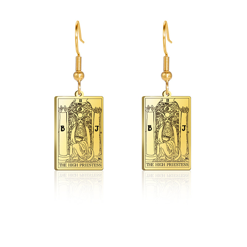 Tarot Card Earrings
