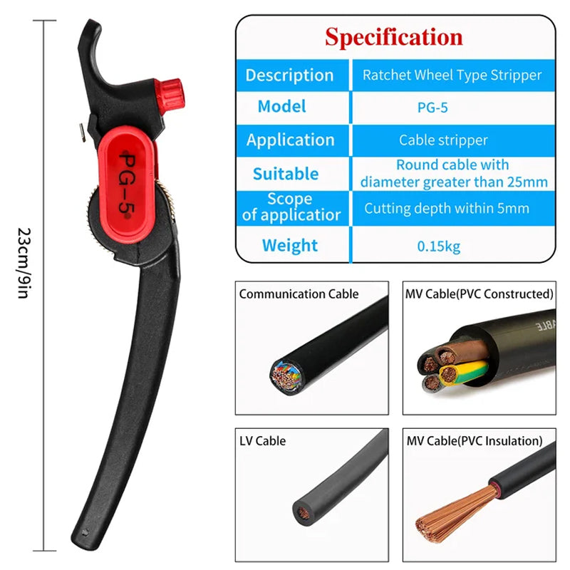 Ratchet Wheel Type Stripper