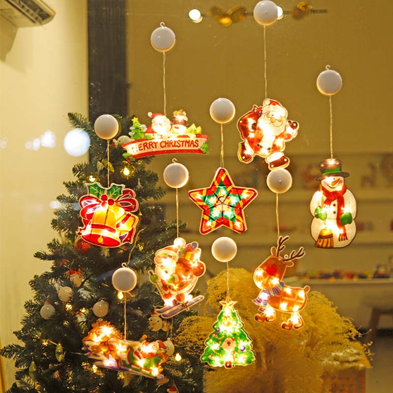 Christmas Window Suction Cup Lights