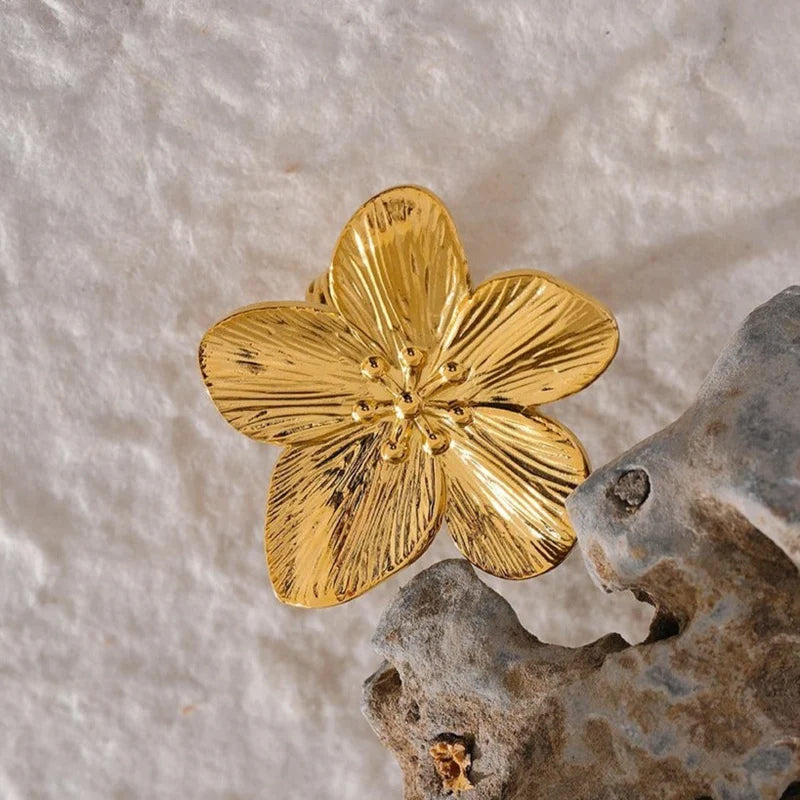 Gold Flower Jewellery