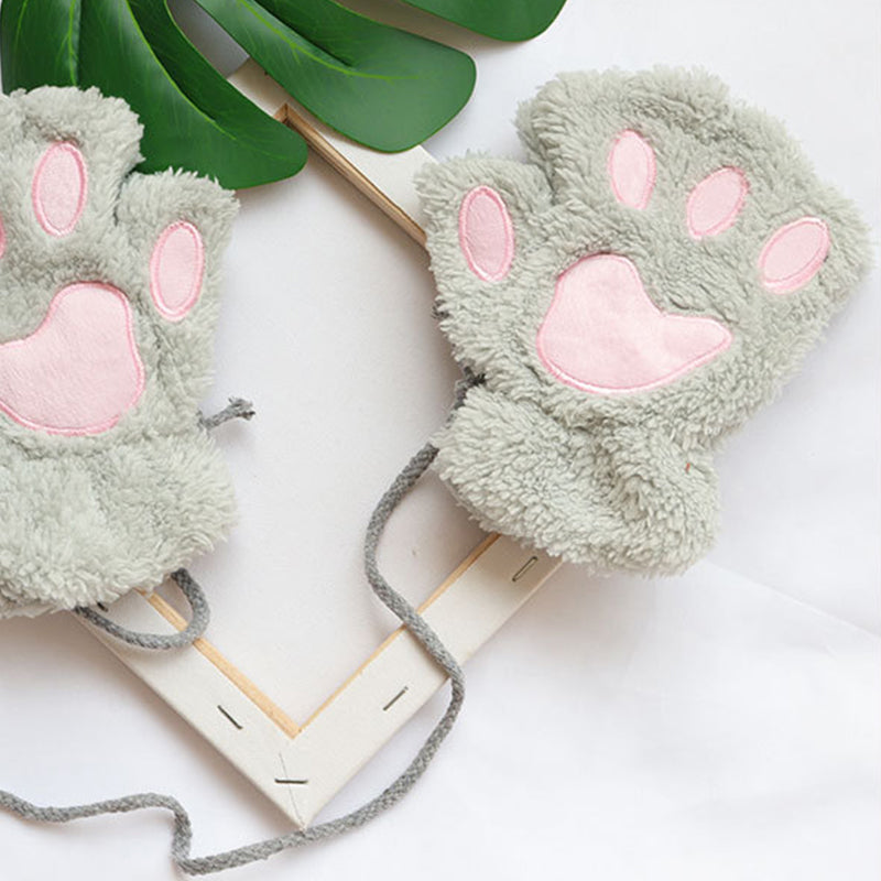 Half Finger Cat Claw Gloves