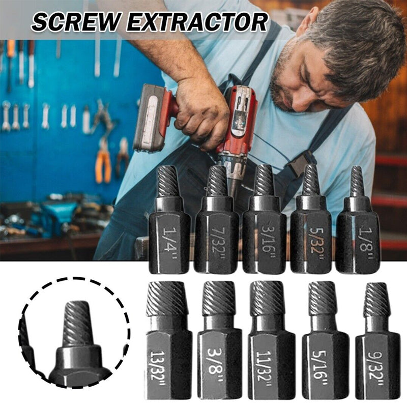 10/25-Piece Hex Shank Screw Remover Set