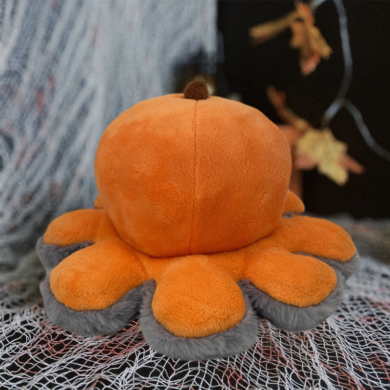 Reversible Pumpkin Lantern Plushie