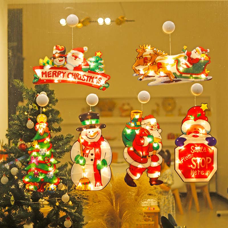 Christmas Window Suction Cup Lights