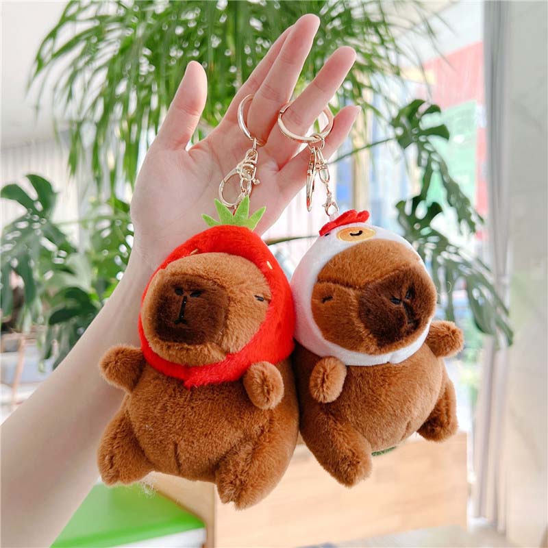 Capybara Keychain Key-ring Bag