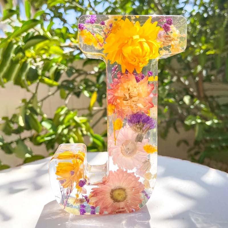 Floral Resin Night Light