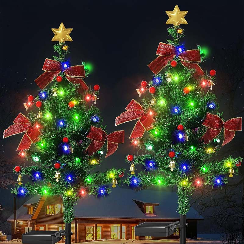 Solar Christmas Trees Lights