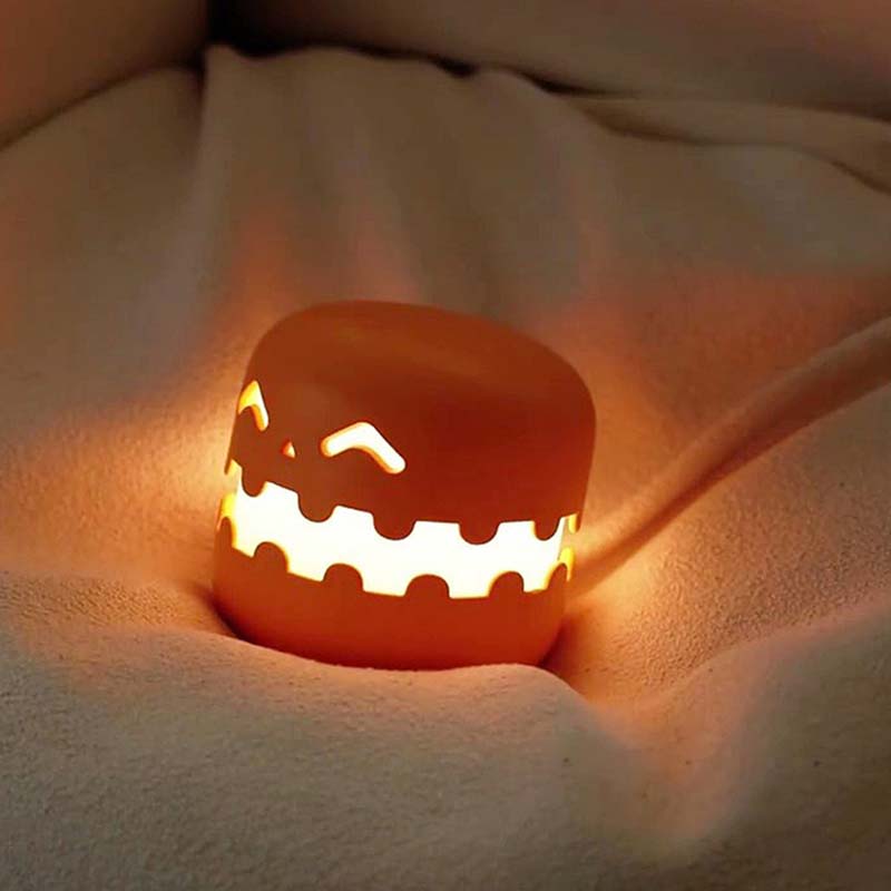 Halloween Creative Pumpkin Dimming Timer Night Light