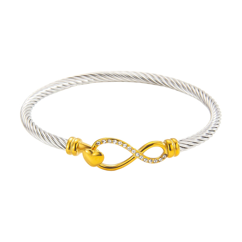 Gold Plated Heart Bracelet