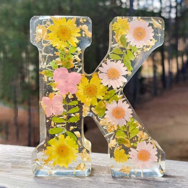 Floral Resin Night Light