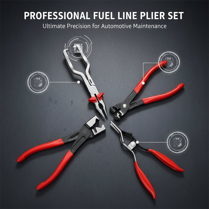 4-Piece Hose Clamp Pliers Set