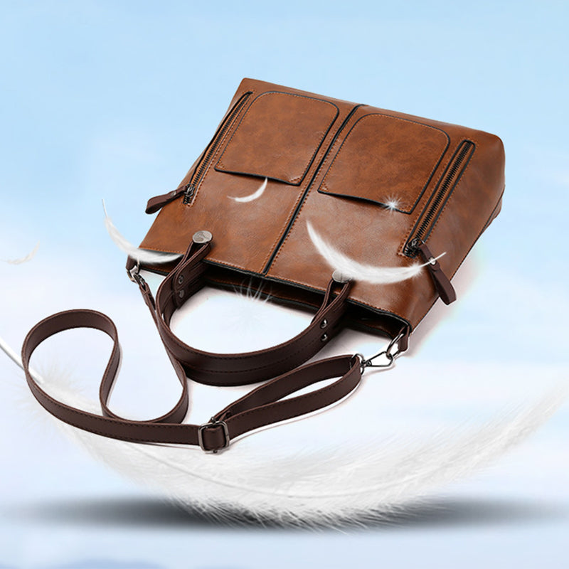 Ladies Vintage Leather Shoulder Bag
