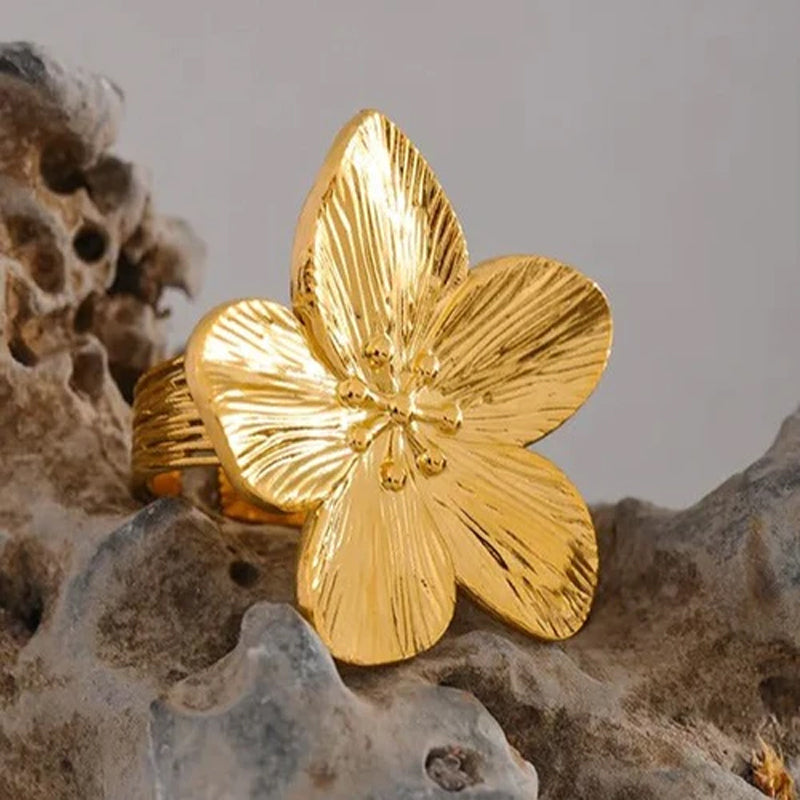 Gold Flower Jewellery