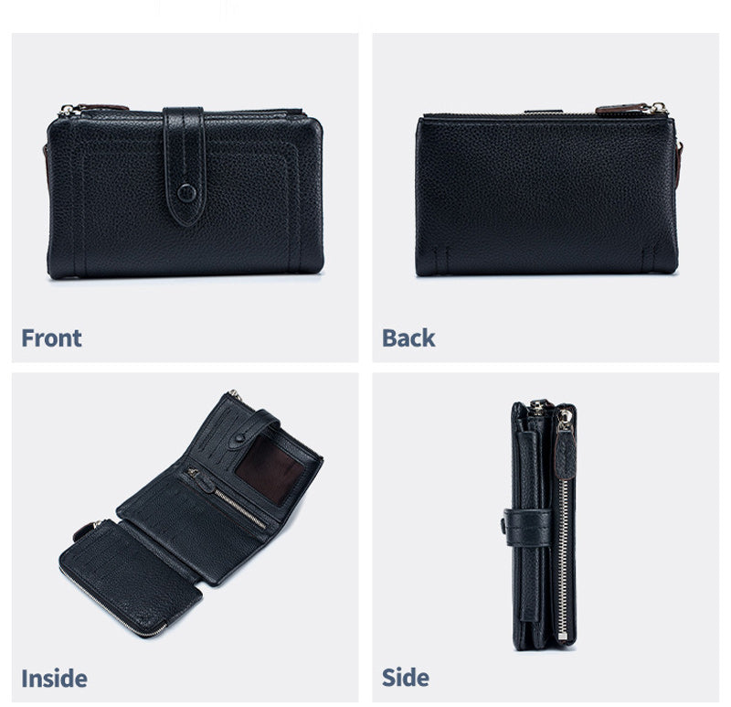 Multifunctional Short Trifold Wallet