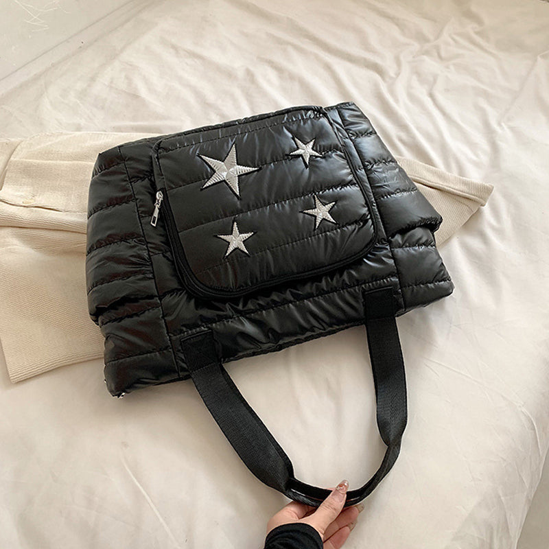 Winter Wide Strap Handbag