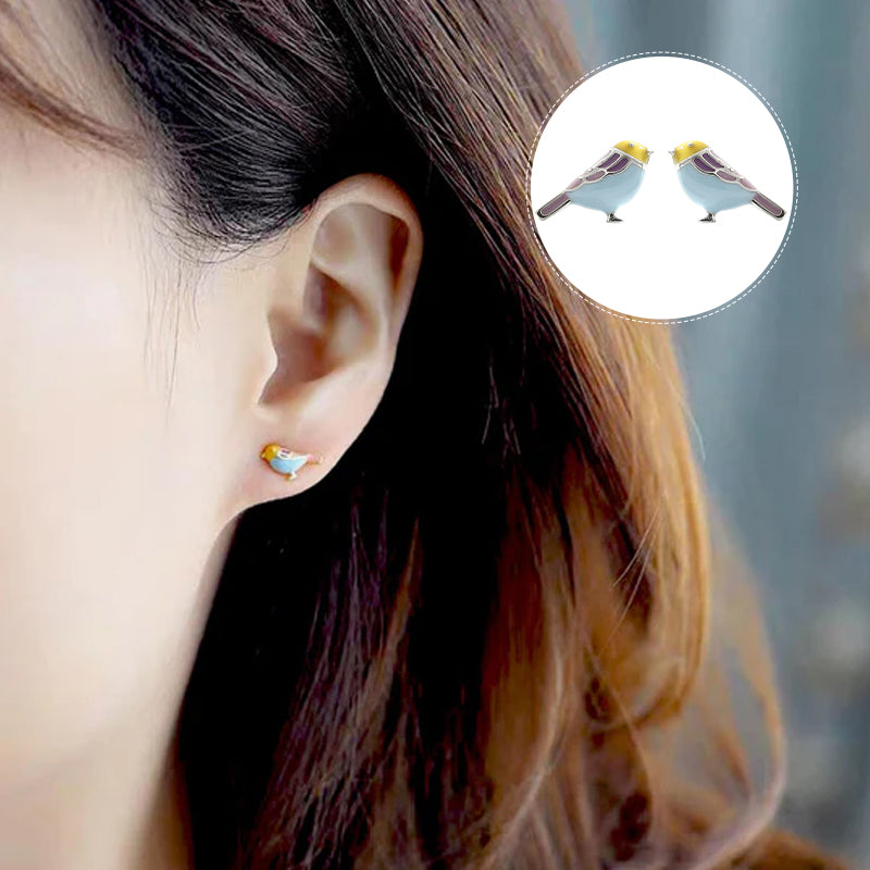 Tiny Bird Earrings